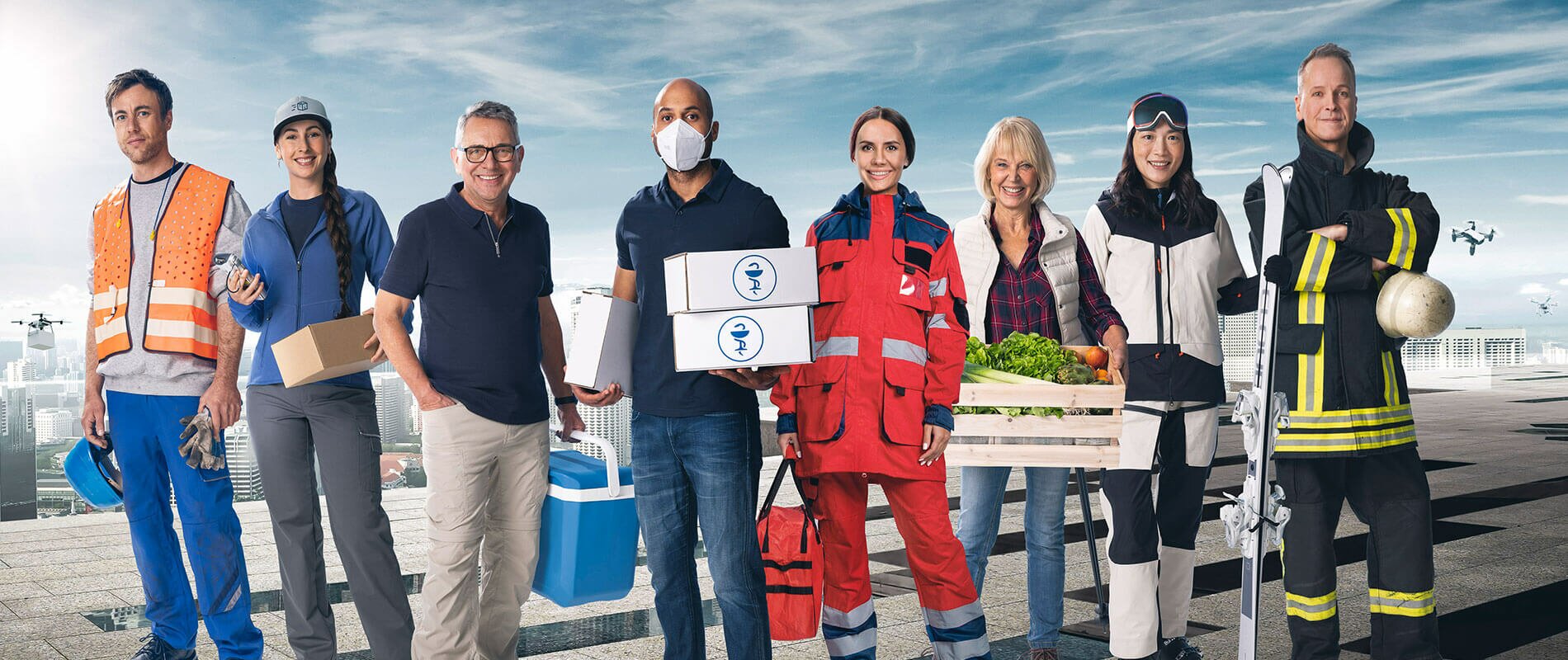 Air conditioning for commercial and special-purpose vehicles, including diesel operated