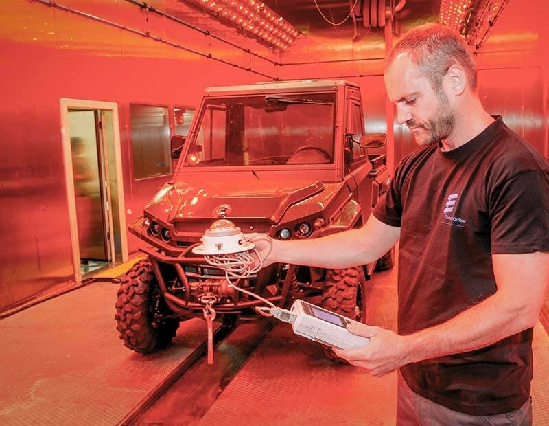 Eberspächer – climate control system testing in heat and cold chambers