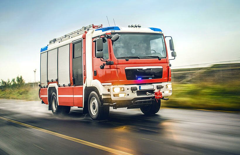 Air conditioning for police, fire department and rescue vehicles
