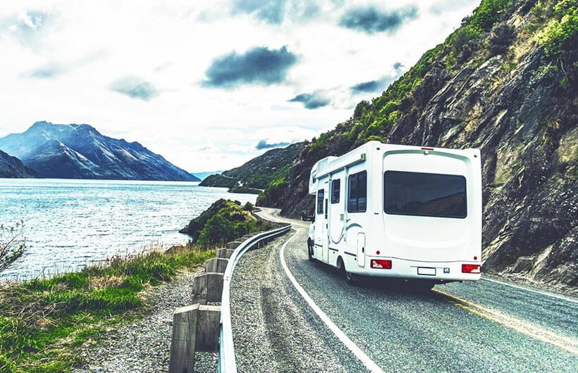 Air conditioning for campers and motor homes